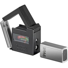 "Goobay Analog Battery Tester - Reliable, Easy-to-Use, Essential for Every Home | 4040849540202"